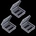 Ogrmar Hot Portable Hard Plastic Battery Case Holder Storage Box for 2x9V Batteries(3 Pack) (3 Pack)
