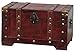 Vintiquewise(TM Antique Style Wooden Trunk, Small