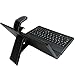 Fosmon Black Faux Leather Carrying Case with Built-In Keyboard & Stylus for 7