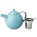 FORLIFE Curve Teapot with Infuser, 45-Ounce, Turquoise