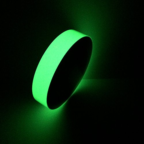 Glow in The Dark Fluorescent Tape - 33 ft x 1 inch - Removable Waterproof Outdoor Luminous Tape - Thumbnail 3