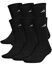 adidas mens Athletic Cushioned Crew Socks (6-pair)