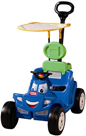 Deluxe 2-in-1 Cozy Roadster Push &amp; Scoot Ride-On, Kids Ride-On Toy