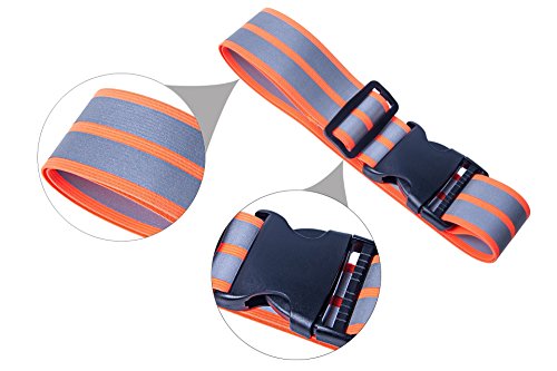 image for no!no! High Visibility Adjustable Elastic Reflective Belt/Waist Band/W