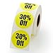LabelValue.com | Sale Stickers - 1.5” Circles, [500 Labels/1 Roll], Yellow, Point of Sale Labels | Great for Product Promotion in Retail Stores