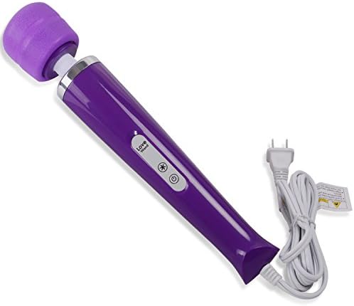 ANDKYWD Power Corded Magic Massager for Women, Electric Handheld Therapeutic Personal Massage Body with Cord, with 20 Multi-speed Powerful Vibrations for Shoulder, Back, Neck Muscles, Purple