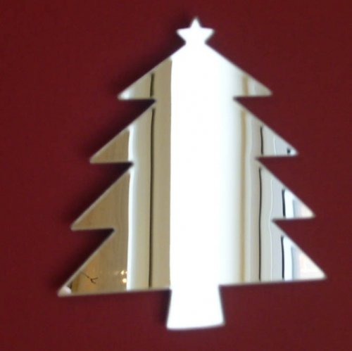 Super Cool Creations Christmas Tree Mirror 20cm x 14cm