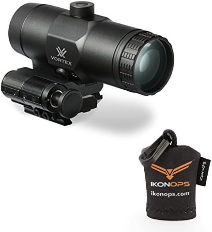 Vortex Optics VMX-3T MAGNIFIER with Flip Mount bundled with IkonOps Microfiber Lens Cloth