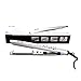 Berta 1-Inch Professional Tourmaline Ceramic Flat Iron Hair Straightener, Pearl White