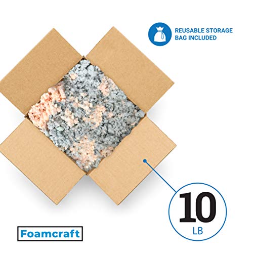 Foamcraft Shredded Memory Foam Fill Replacement for Bean Bags, Chairs