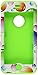 Asmyna Apple iPhone 5c TUFF Hybrid Phone Protector Cover - Retail Packaging - Rainbow Bigger Bubbles/Electric Green