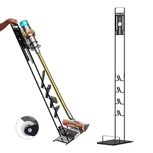 Vacuum Stand for Dyson V11 V10 V8 V7 V6 with Wheels,Stable Metal Storage Bracket Stand Holder for Dyson Handheld DC30 DC31 DC34 DC35 DC58 DC59 DC62 Cordless Vacuum Cleaners & Accessories & Attachments