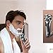 Men's Rechargeable Electric Razor shaver for Men with USB Fast Charging, 4 in 1 Wet/Dry Waterproof Travel Rotary Shaver, Beard Trimmer and Nose Hair Trimmer for men