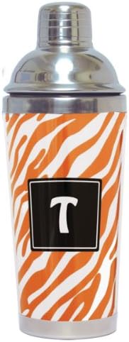 NEW Paparte Personalized Custom Cocktail Shaker ANY COLORS! - CHIC - ZEBRA SKIN