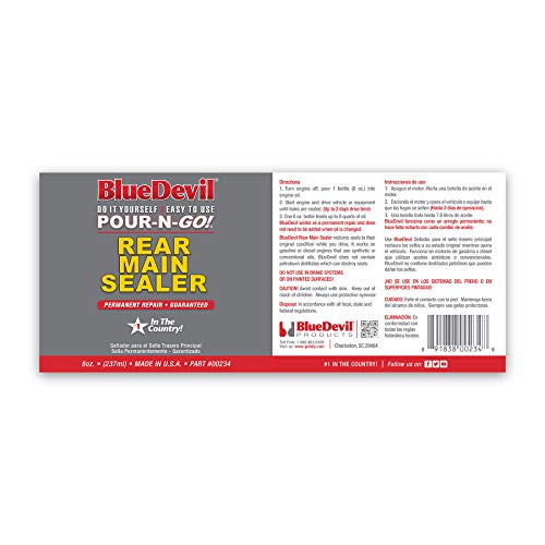 BlueDevil Products 00234 Rear Main Sealer 8 Ounce Pricepulse