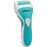 Sminiker Waterproof Electric Callus Remover Rechargeable Pedicure Tools with Extra Callus Shaver Grinding Head to Remove Dead Hard Cracked Skin and Reduce Calluses (Green)