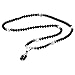 TamLyn Concepts Prayer Beads with Black Onyx and Lava Rock for Aromatherapy - Japa Mala Beads Necklace for Grounding - Beaded Bracelet - Includes Bonus Remote Reiki Session