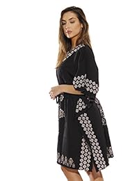 Vestido corto Riviera Sun con estampado de medallones