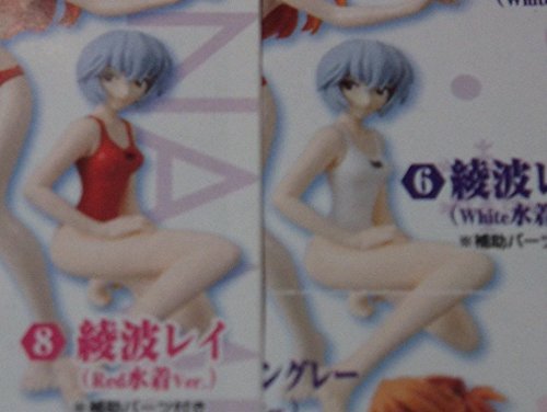 HGIF Sadamoto Yoshiyuki collection Evangelion EVANGELION FILE03 Ayanami Rei (red swimsuit ver.) (White swimsuit ver.) 2 Set of HG