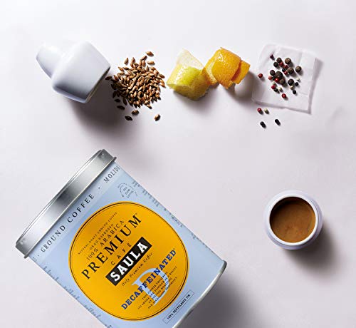 Saula-Kaffee, Packung 3 Dosen à 250 gr. Gran Espresso Premium entkoffeiniert gemahlen. – Bild 4