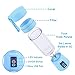 Portable 6 Blades in 3D Juicer Cup,Updated Version Rechargeable Juice Blender Magnetic Secure Switch Electric Fruit Mixer for Superb Mixing 380ml (blue)