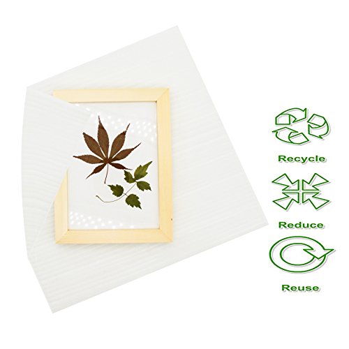 110 Count - 12 Inches x 12 Inches Cushion Foam Wrap Sheets Moving Supplies Packing Foam Packing Material for Dishes, Plates, Glasses, Cups, Furniture Legs or Edges, for all Purpose Protection, Storage