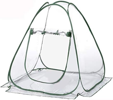 Mini Greenhouse Pop up Grow House, PVC Outdoor Backyard Indoor Cover, Plant Garden Flower Shelter with Frame