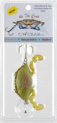 CW Crab FLOATER FISHING LURE - CRAB SHAPE - HARD