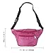 HDE Fanny Pack [80's Style] Waist Pack Outdoor Travel Crossbody Hip Bag (Pink)