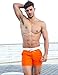 Taddlee Sexy Swimwear Men Swimsuits Long Basic Swim Boxer Briefs Bikini Trunks (M) Orange
