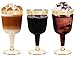 50 Gold Rimmed Disposable Wine Cups | 6 oz. Clear Hard Plastic Fancy Small Dessert Cups for Parties & Weddings (50-Pack)