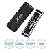 Mippy Harmonica Key of C,10 Holes 20 Tones Blues Harmonica Perfect Gift for Beginners, Professional, Students, Kid