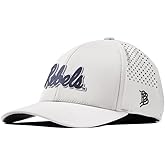Branded Bills Officially Licensed x Mississippi Old Miss Rebels Curved Performance Collection Ole Miss Navy Rebels PVC