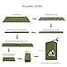 Terra Hiker Camping Tarp, Waterproof Picnic Mat, Mutifunctional Tent Footprint with Drawstring Carrying Bag for Picnic, Hiking