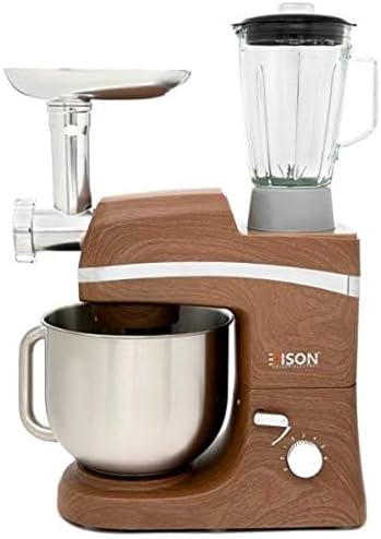 EDISON ELECTRIC mixer multi function Wooden design 1000 Watts 6.5 ...