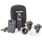 WEL Allyn Diagnostic Set 71-PM3LXES 3.5V Panoptic + Macro View with Lithium Rechargeable Handle &amp; Smarbracket