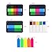 1200 Pieces Sticky Tabs, Page Maker Flags, Wellerly Page Marker Tabs Flags Sticky Notes Pop up Index Book Tape Strip Neon Adhesive Flag Assorted Colors, 15 Sets 5 Sizes