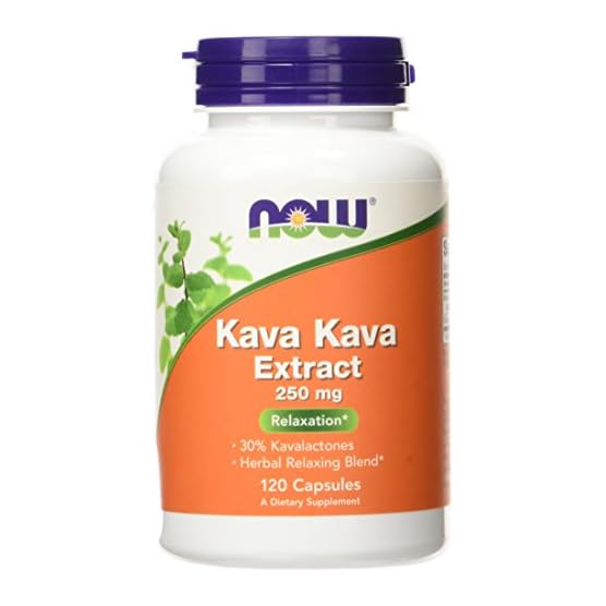 NOW Supplements, Kava Kava Extract 250 mg, 30 Kavalactones, Herbal
