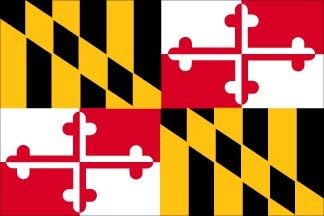 3x5 FT MD Maryland Flag Pole Sleeve Pole Hem Style Nylon US Made