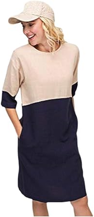 color block t shirt dress