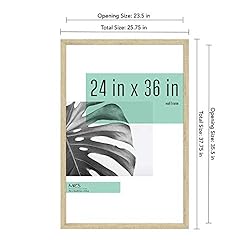 MCS Studio Gallery Frame, Natural Woodgrain, 24 x