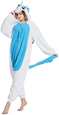 Pajamas Onesie,Adult Unicorn Animal Onesie Sleepwear Pajamas Cosplay Costume Loungewear