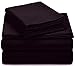 Amazon Brand – Pinzon Signature Cotton Heavyweight Velvet Flannel Sheet Set - King, Aubergine