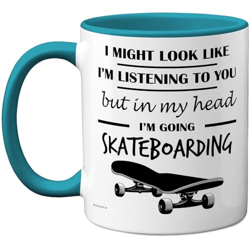 Stuff4 Skateboarding, in My Head Mug