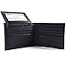 Alpine Swiss Mens Leather Wallet 2-In-1 Bifold Flip up Removable Card Case Black