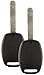 Discount Keyless Replacement Uncut Car Entry Remote Fob Key For CR-V CR-Z Crosstour Fit Insight (2 Pack)