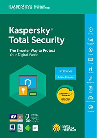 Kaspersky Total Security 2018 3 Device/1 Year [Key Code] (3-Users)