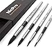Nicpro 4 PCS Professional Watercolor Paint Brush Set, Artist Squirrel Paint Brushes Round for Painting Gouache Mop