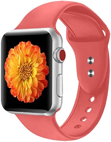 VODKE Sport Band Compatible with Apple Watch, Soft Silicone Strap Replacement Bands Compatible with Apple Watch iwatch Sport Series 4/3/2/1 S/M M/L 38mm/40mm 42mm/44mm