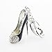FOY-MALL Fashion Lady's High Heel Shoe Rhinestone Alloy Women Bag or Car Keychain H1119